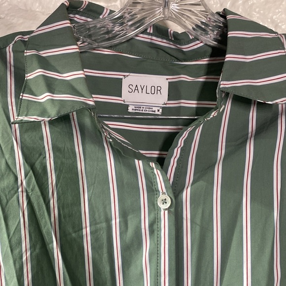 Saylor button front long sleeve dress - Picture 4 of 5